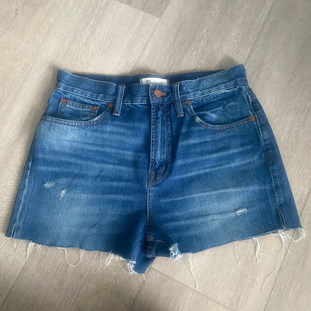 Madewell Blue Denim Cutoff Shorts